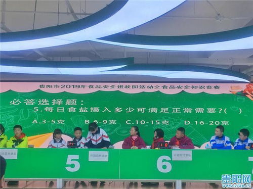 貴陽市2019年食品安全進校園活動之知識競賽圓滿落幕